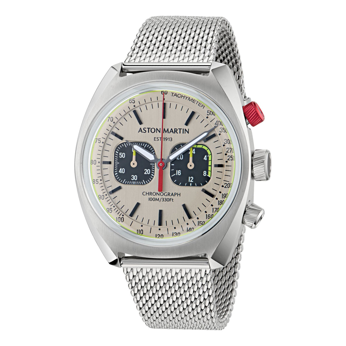 Aston Martin Champagne Round Dial Analog Men's Watch MTTS2F5013E