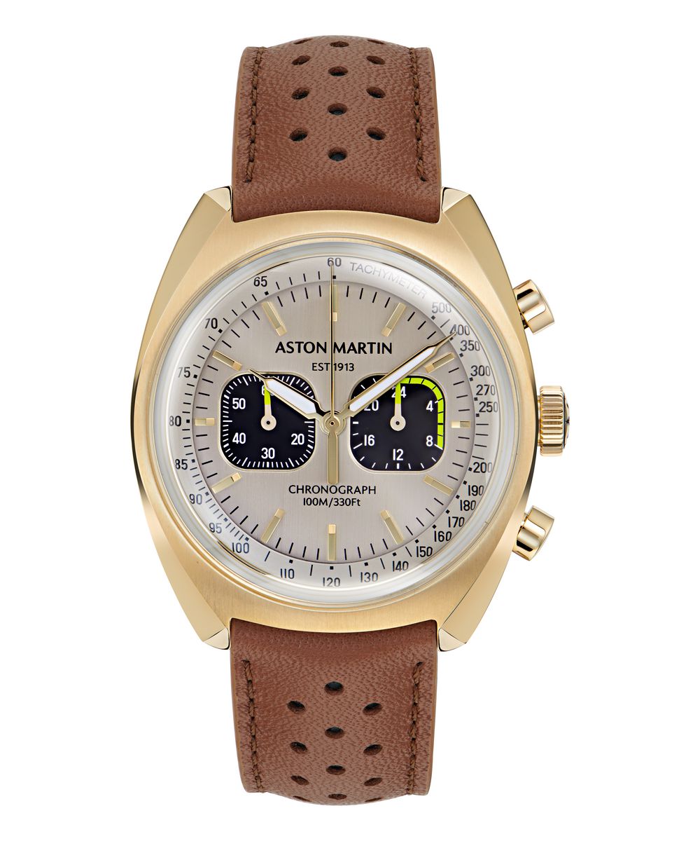 Aston Martin Champagne Round Dial Analog Men's Watch MTTS2F5023E