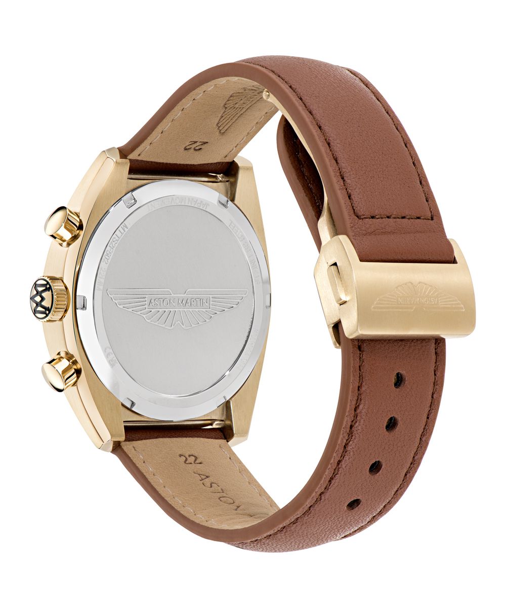 Aston Martin Champagne Round Dial Analog Men's Watch MTTS2F5023E