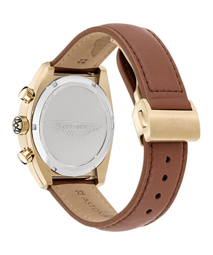 Aston Martin Champagne Round Dial Analog Men's Watch MTTS2F5023E