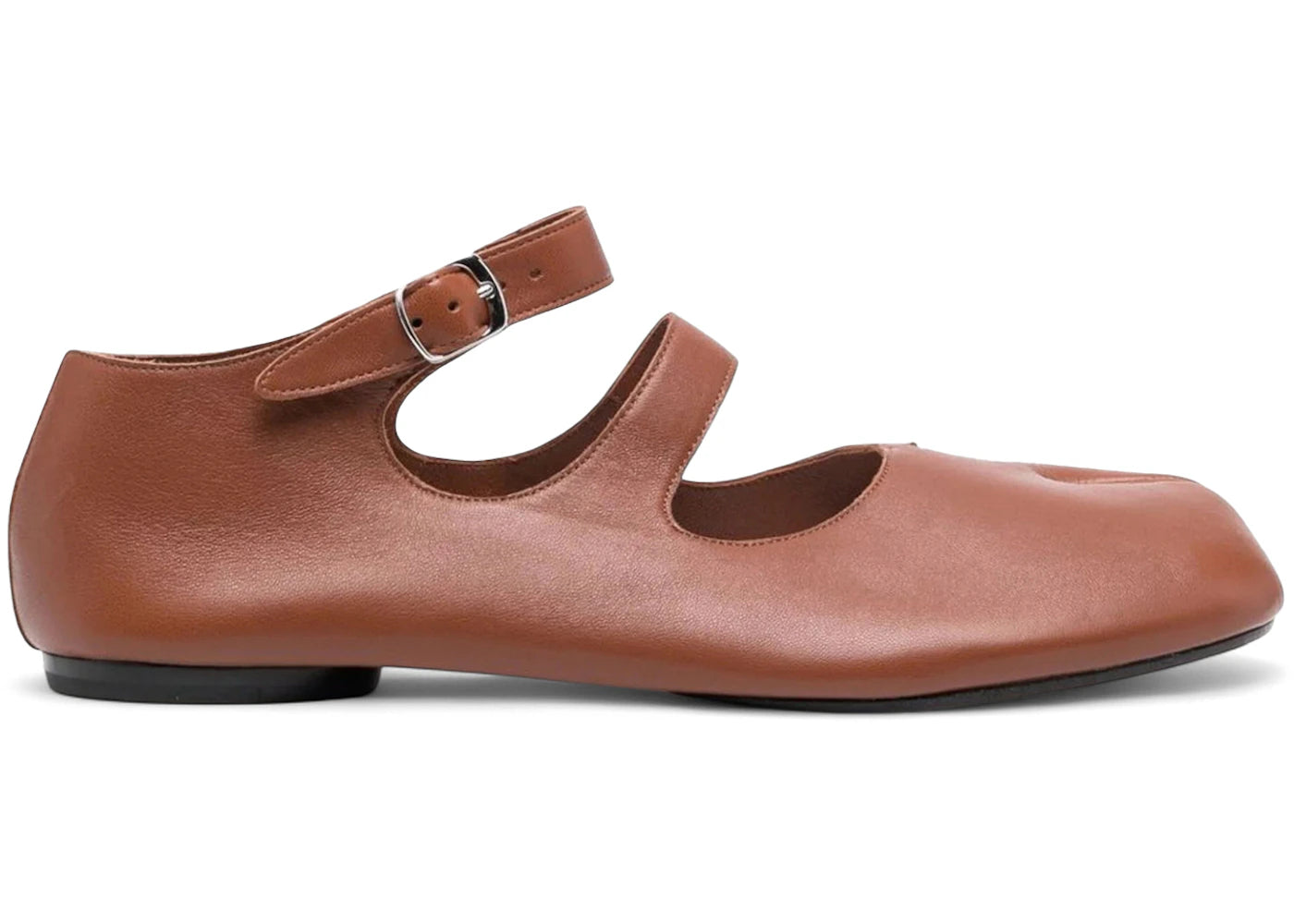 Maison Margiela Tabi Ballerina Double Strap Flats Nutmeg (Women'S)