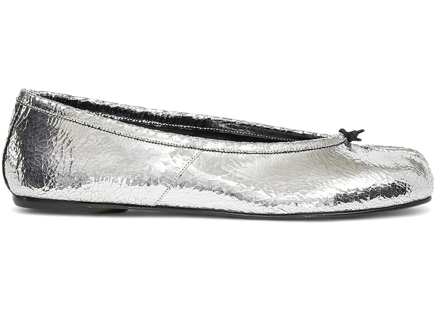 Maison Margiela Tabi Ballerina Flats Broken Mirror Silver (Women'S)