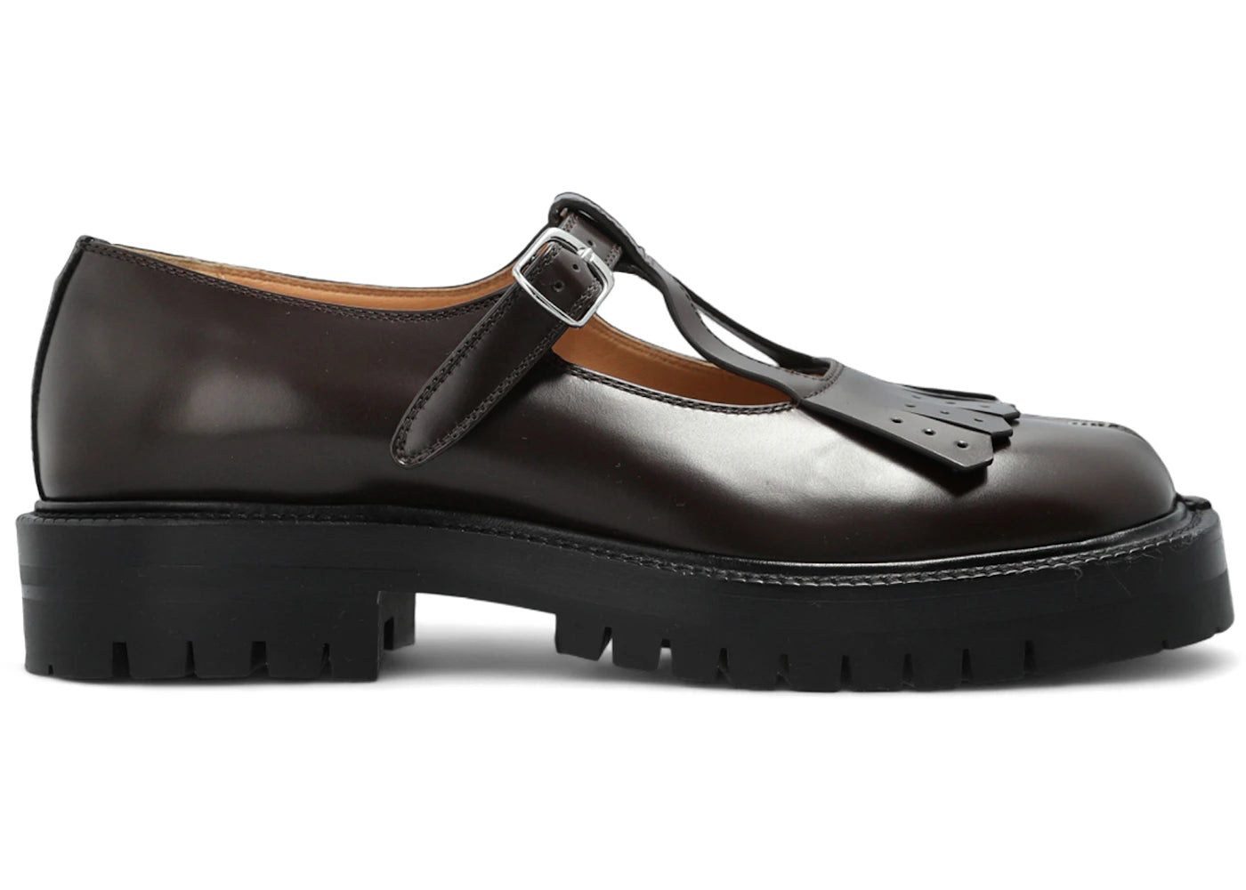 Maison Margiela Tabi County Mary Jane Loafer Dark Forest (Women'S)