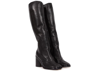 Maison Margiela Tabi Knee-High Boot Black Womens