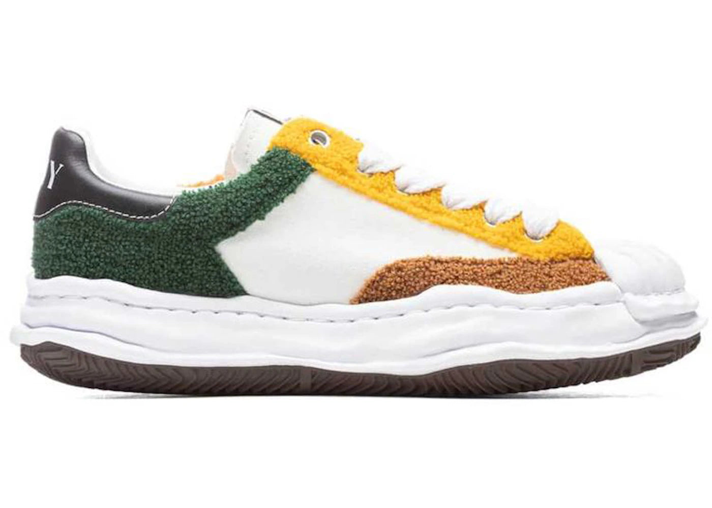 maison mihara yasuhiro blakey low og sole sagara embroidered multi