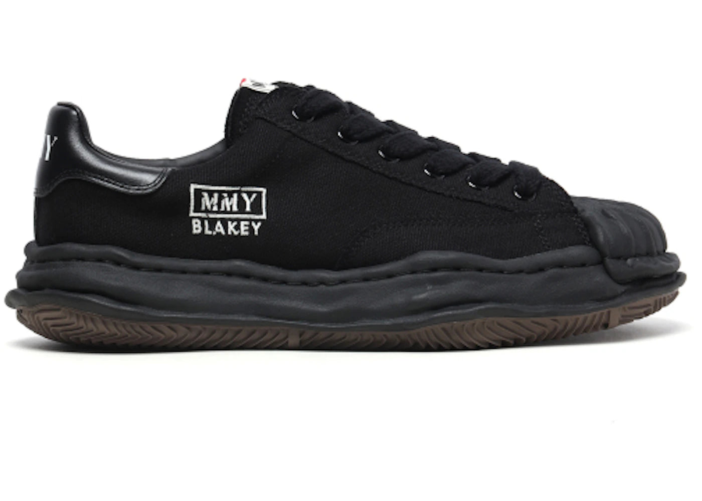 Maison Mihara Yasuhiro Blakey Og Sole Canvas Low Black