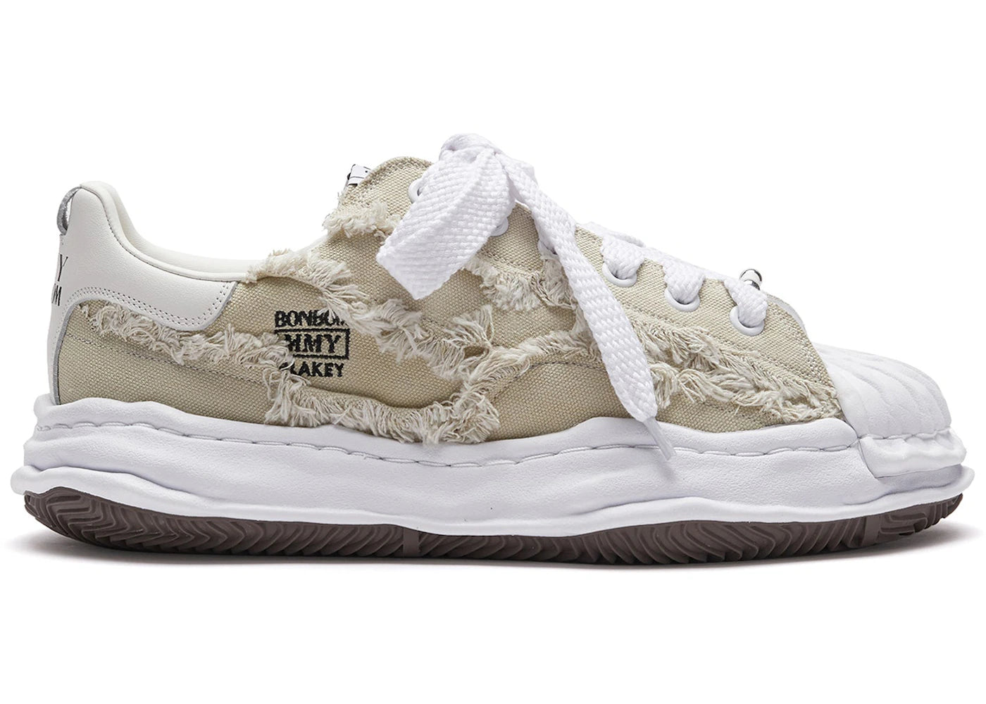 Maison Mihara Yasuhiro Blakey Og Sole Low Bonbom Beige