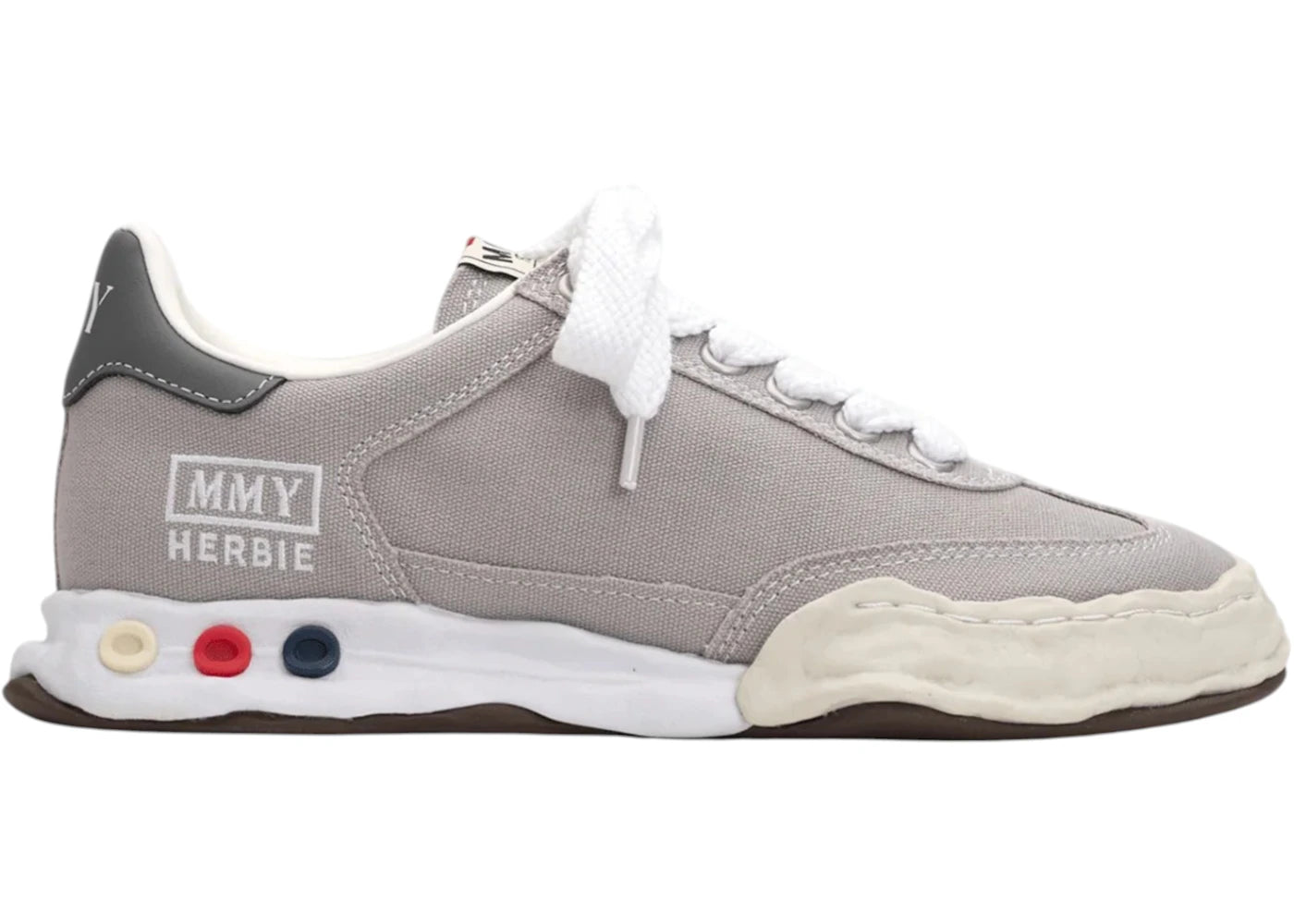 Maison Mihara Yasuhiro Herbie Og Sole Canvas Low Grey