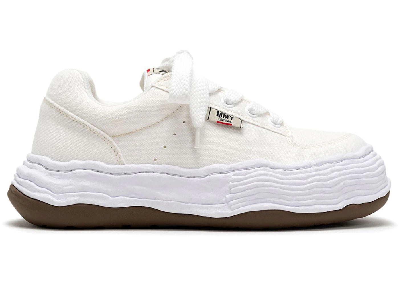 Maison Mihara Yasuhiro Oliver Og Sole Canvas Low White