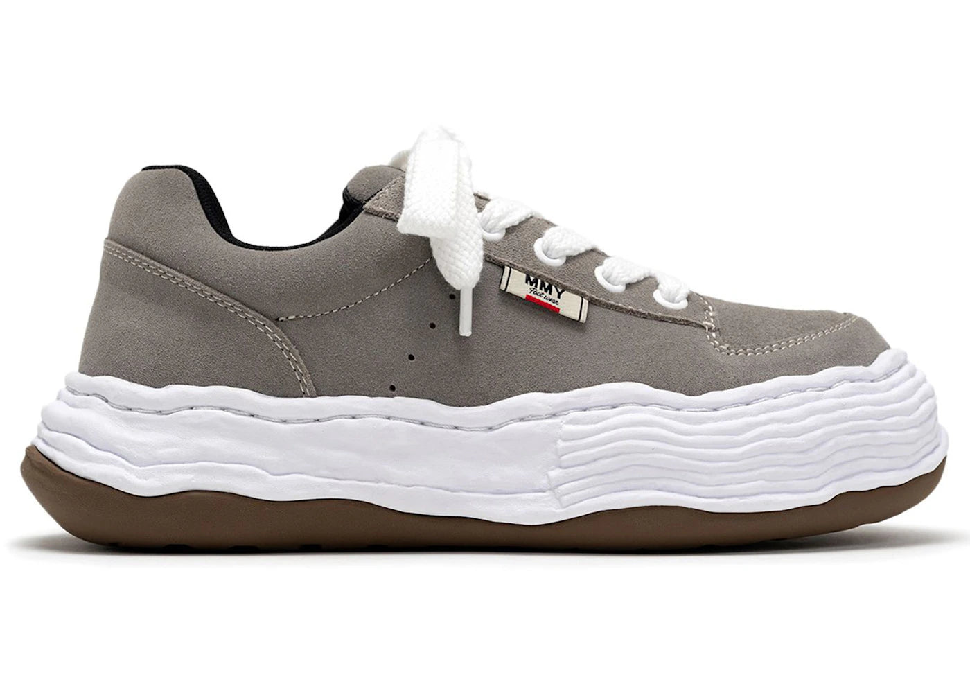 Maison Mihara Yasuhiro Oliver Og Sole Suede Low Grey
