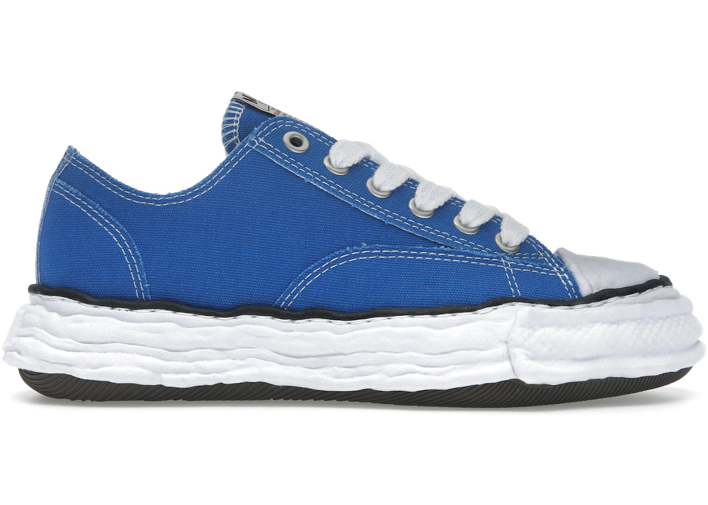 maison mihara yasuhiro peterson 23 og sole canvas low cl blue