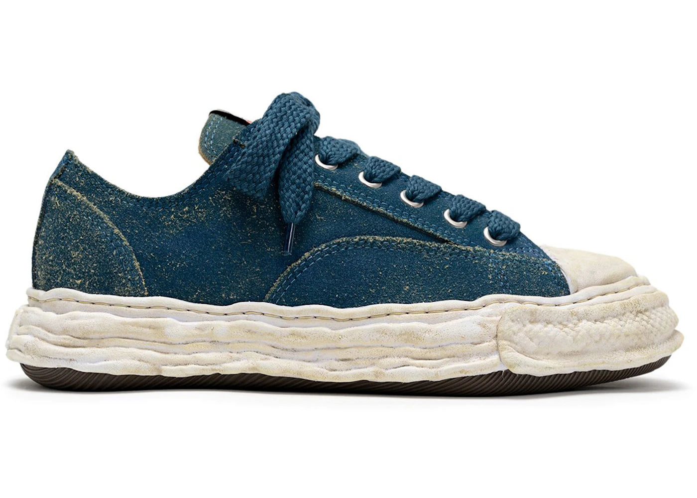 Maison Mihara Yasuhiro Peterson 23 Og Sole Vintage Suede Low Blue