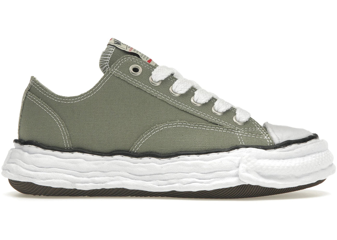 Maison Mihara Yasuhiro Peterson 23 Og Sole Canvas Low Green