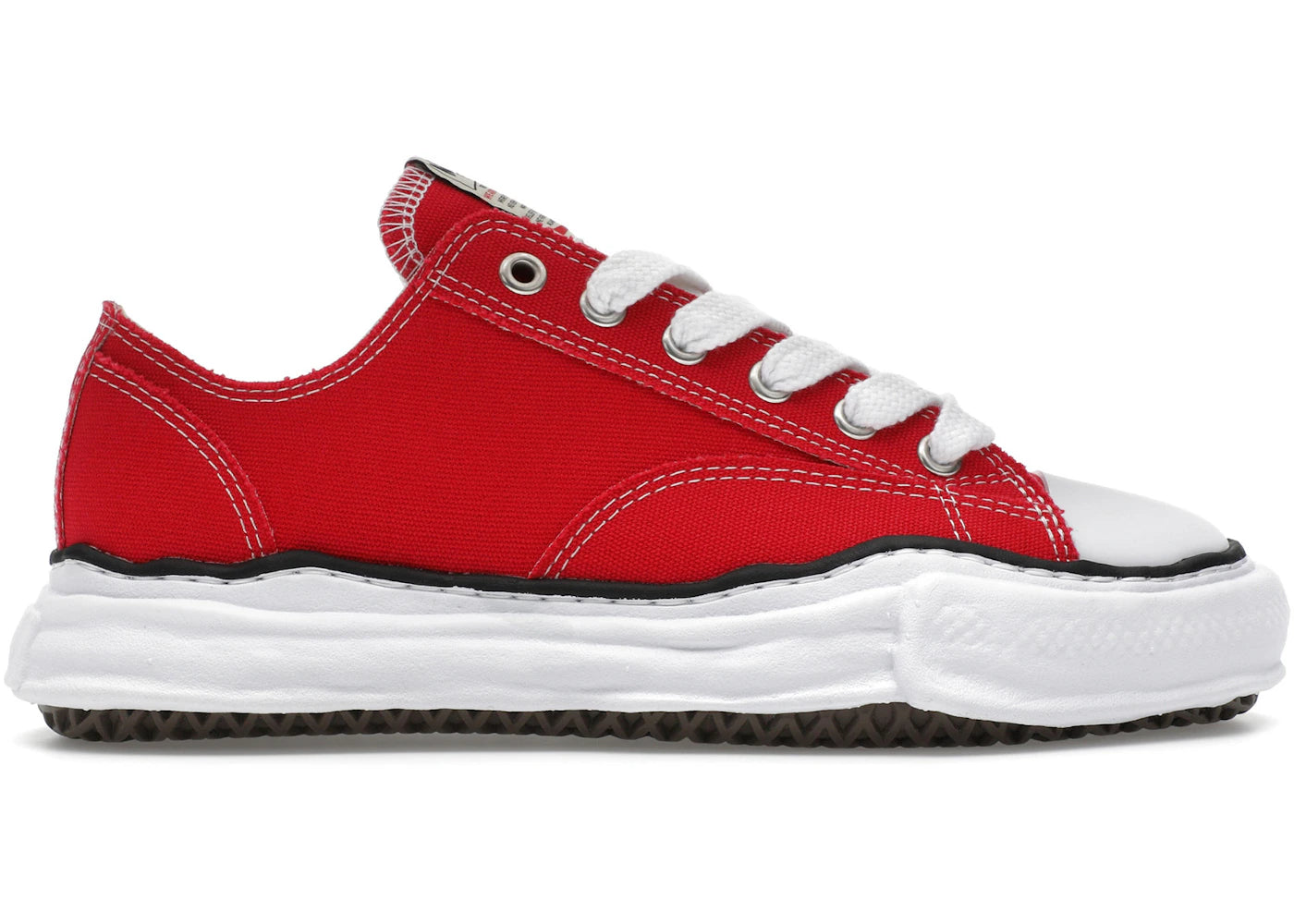 maison mihara yasuhiro peterson og sole canvas low red