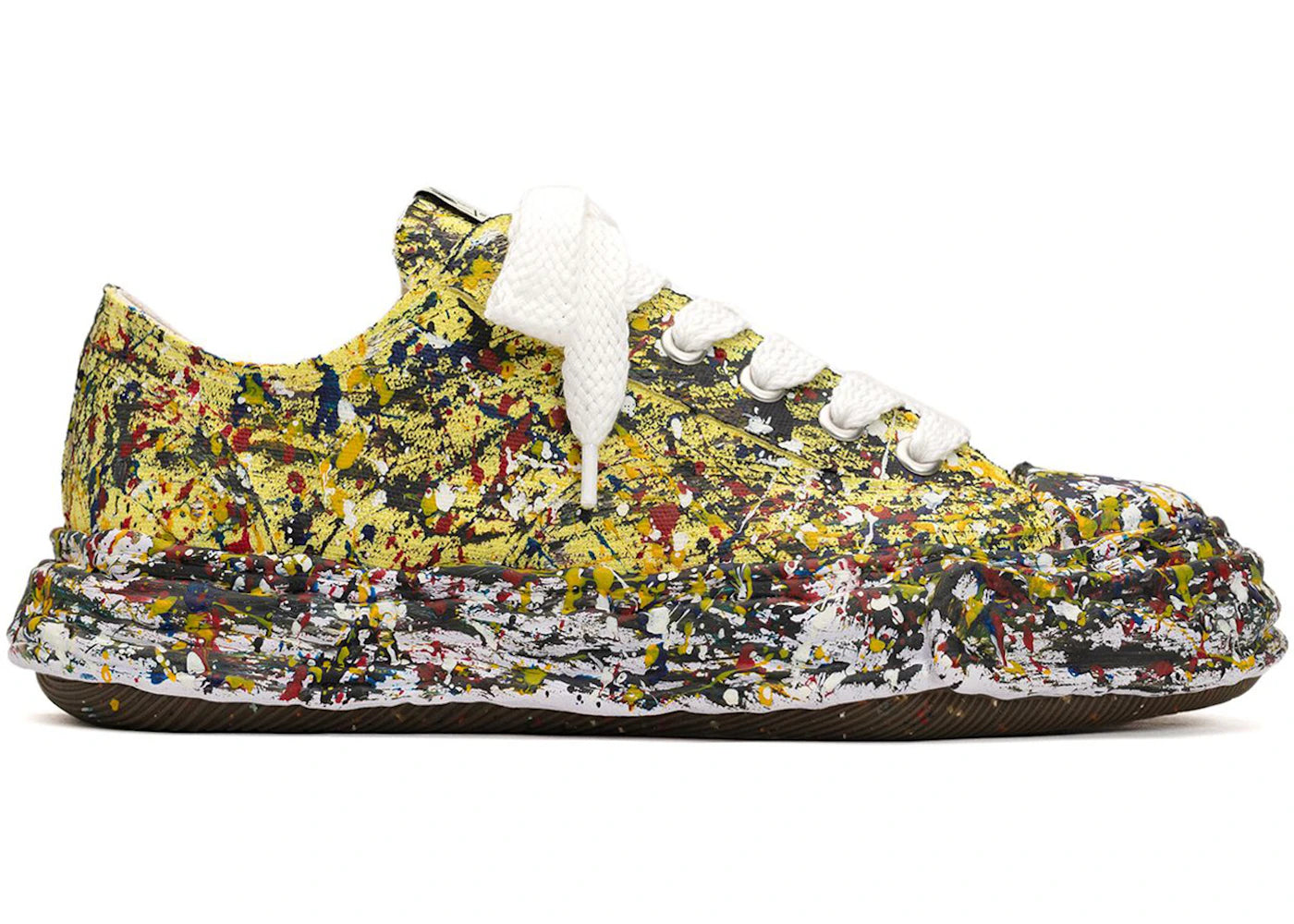 Maison Mihara Yasuhiro Peterson23 Og Sole Canvas Low Sputtering Paint Yellow