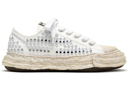 Maison Mihara Yasuhiro Peterson 23 Og Sole Studded Canvas Low White