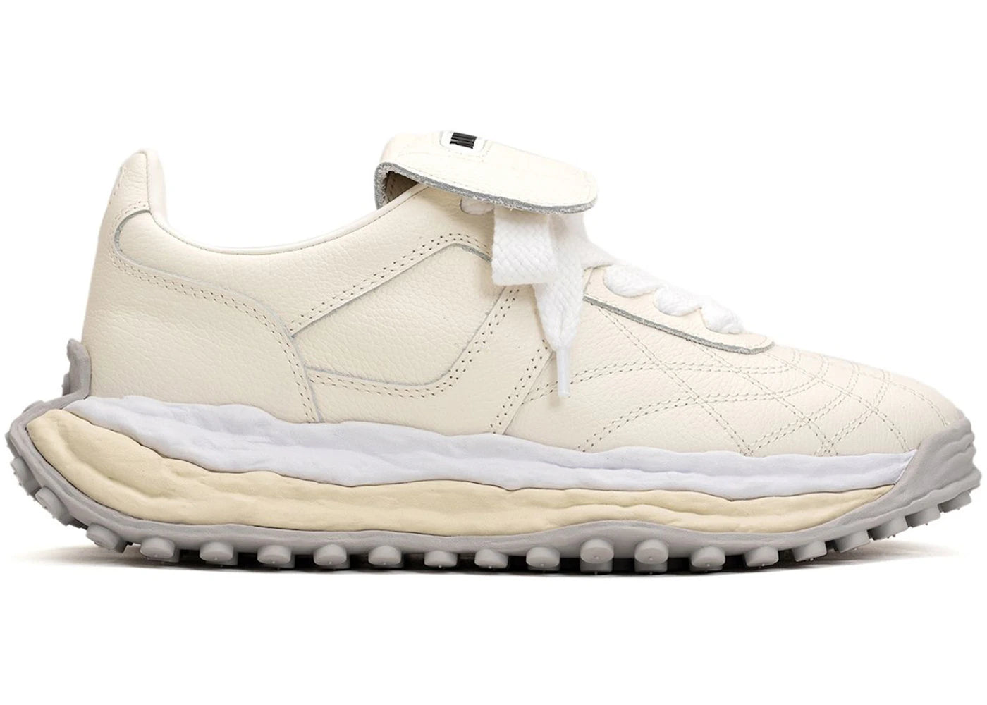 maison mihara yasuhiro scott og sole leather low white