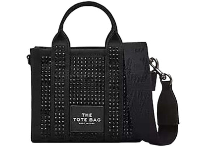 Marc Jacobs The Crystal Canvas Mini Tote Bag Black