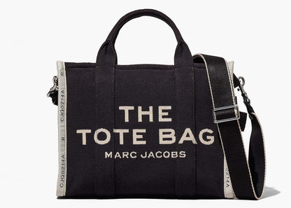 Marc Jacobs The Medium Jacquard Tote Bag Black