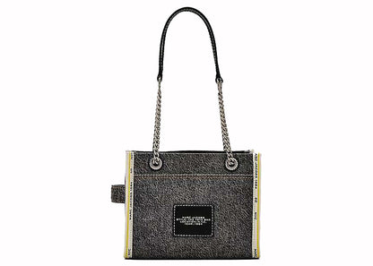 Marc Jacobs The Small Tote Tote Denim Black Wash