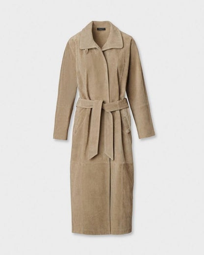 Rag & Bone Marlene Suede Trench Coat