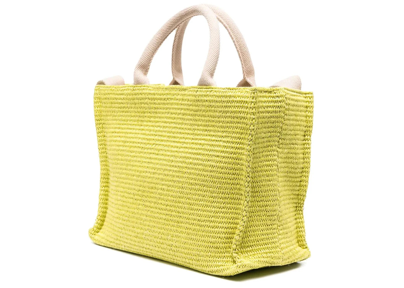 Marni Embroidered Logo Tote Bag Acid Green