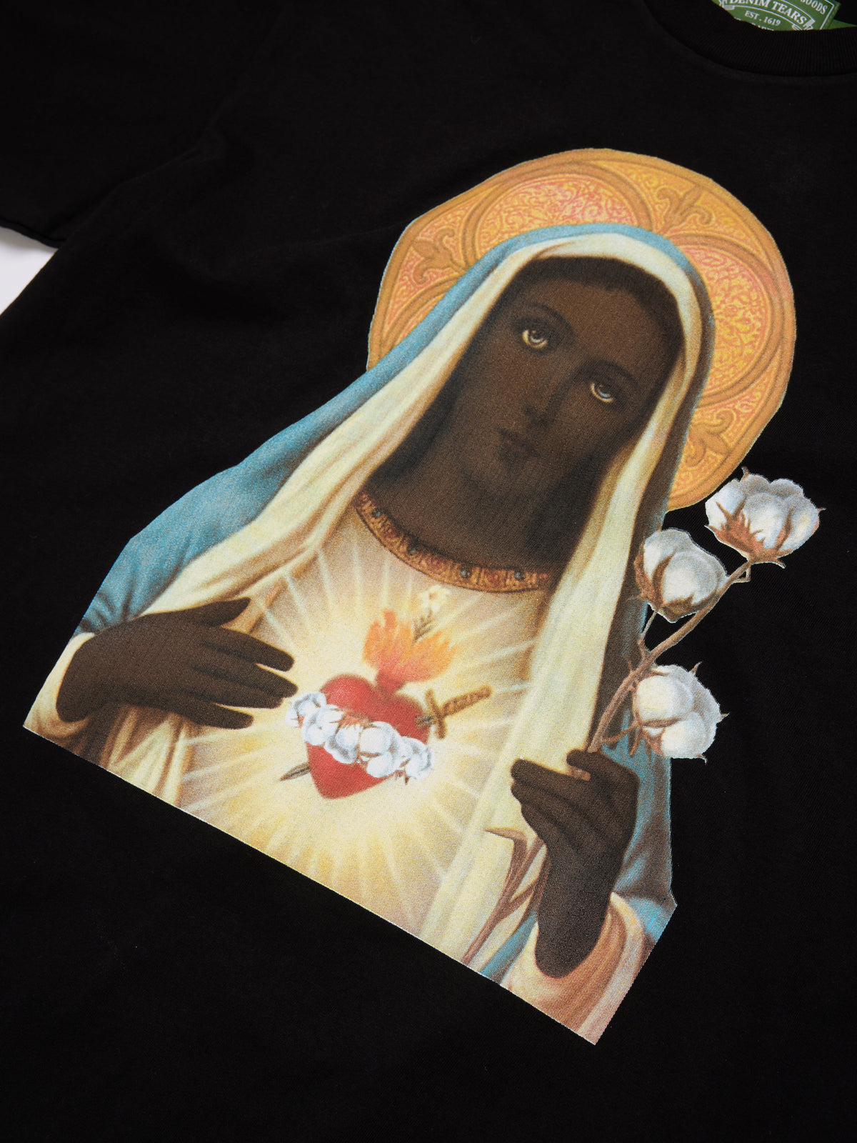 Denim Tears Mary Tee Black