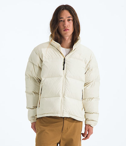 The North Face Men 1996 Retro Nuptse DTM Jacket White Dune Evergreen TNF Blue
