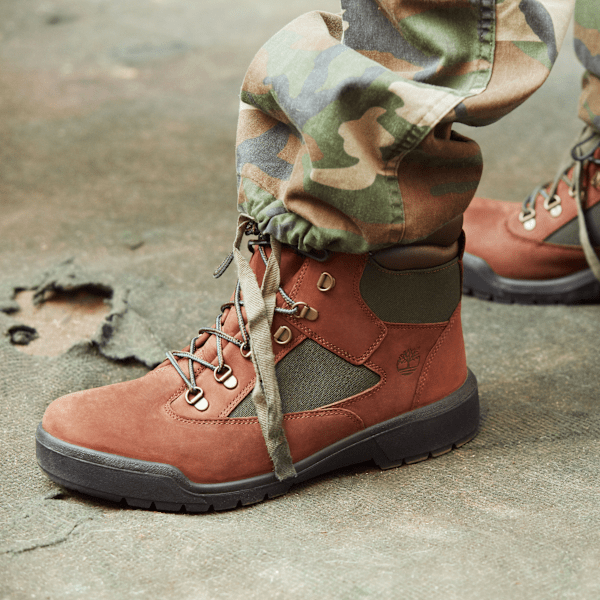 Timberland 6-Inch Waterproof Field Boot Dark Brown Nubuck Men'S