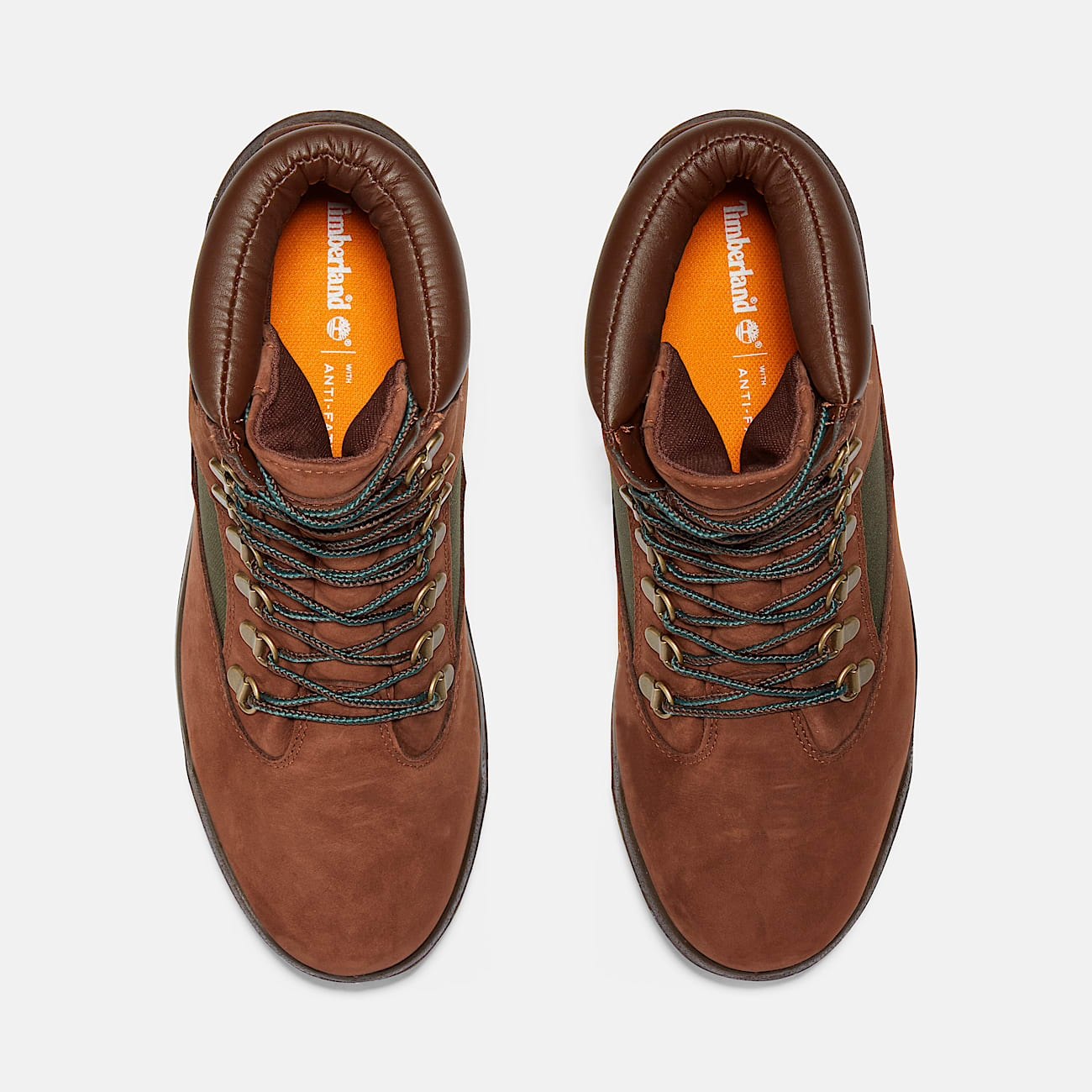 Timberland Men'S 6-Inch Waterproof Field Boot Dark Brown Nubuck