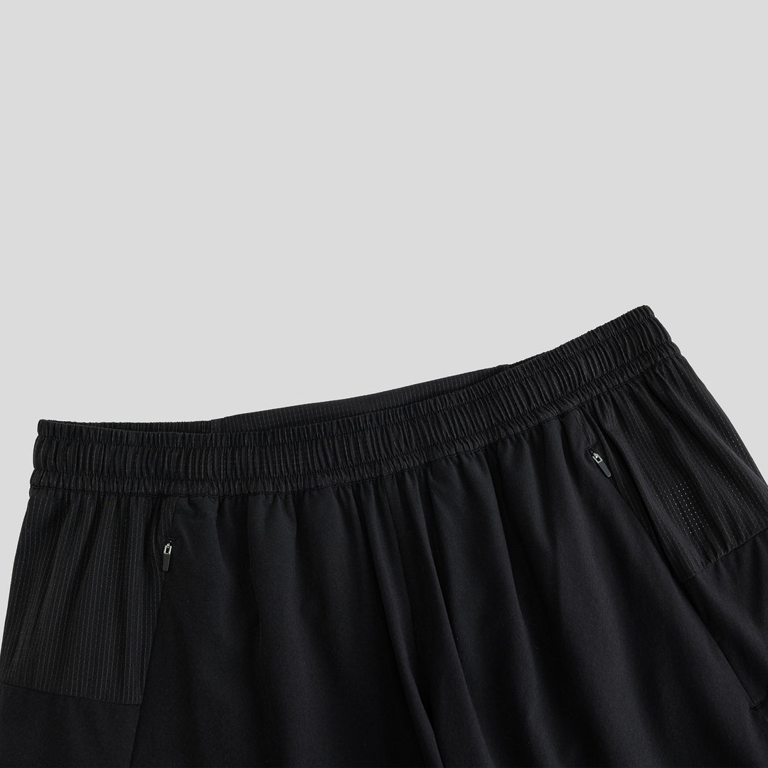 Men's ANTA Run Woven Shorts - Black