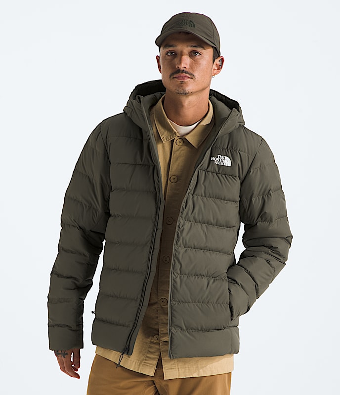 The North Face Men Aconcagua 3 Hoodie Summit Navy New Taupe Green Utility Brown TNF Black