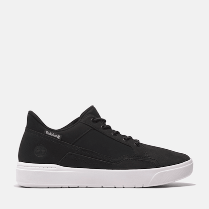 Timberland Mens Allston Low Lace-Up Sneaker Black Nubuck