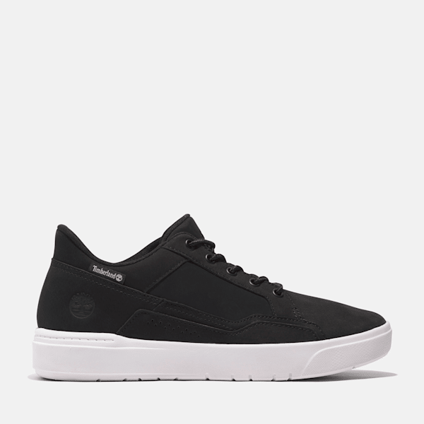 Timberland Mens Allston Low Lace-Up Sneaker Black Nubuck