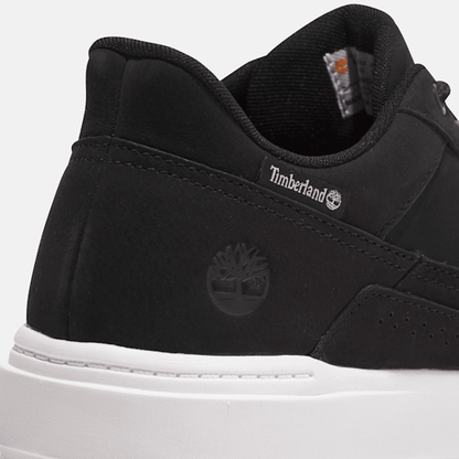 Timberland Mens Allston Low Lace-Up Sneaker Black Nubuck