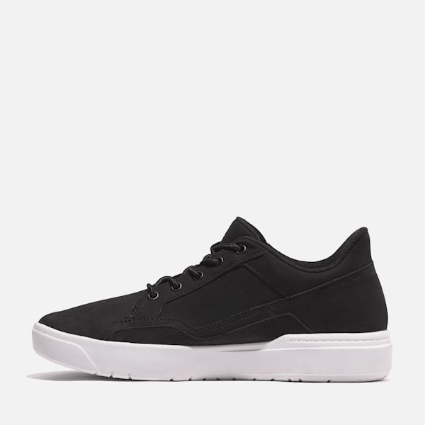 Timberland Mens Allston Low Lace-Up Sneaker Black Nubuck