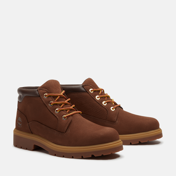Timberland Auburn Falls Waterproof Chukka Boot Dark Brown Nubuck Men'S