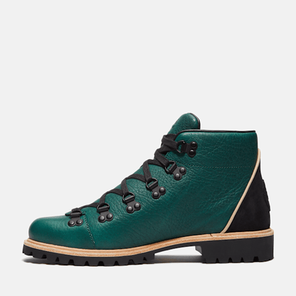 Timberland Authentic Hike Mid Hiking Boot Dark Green Full-Grain Men'S