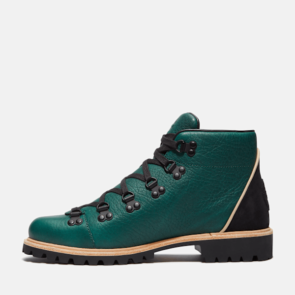 Timberland Authentic Hike Mid Hiking Boot Dark Green Full-Grain Men'S