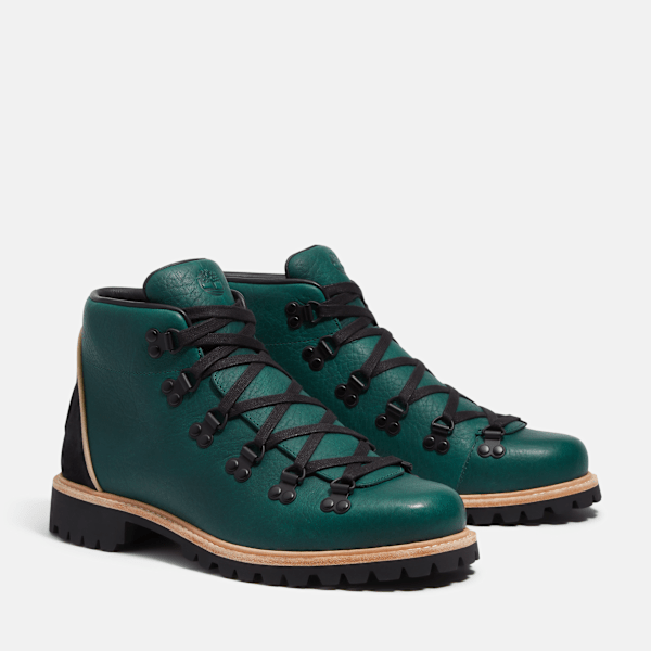 Timberland Authentic Hike Mid Hiking Boot Dark Green Full-Grain Men'S