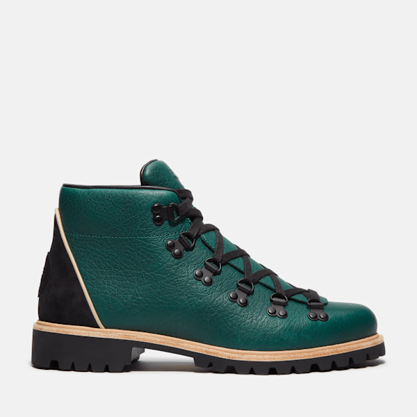 Timberland Authentic Hike Mid Hiking Boot Dark Green Full-Grain Men'S