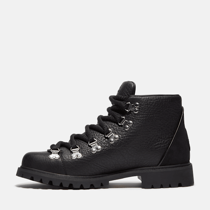 Timberland Authentic Hike Mid Hiking Boot Black Full-Grain Men'S