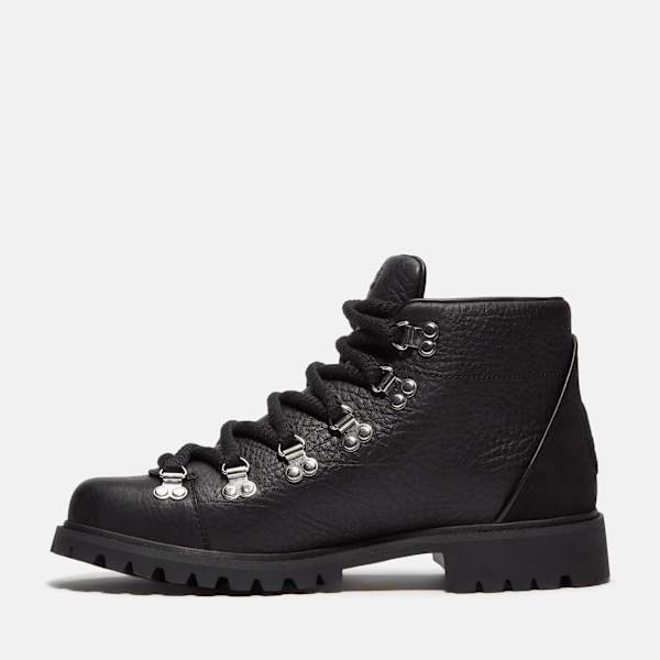 Timberland Authentic Hike Mid Hiking Boot Black Full-Grain Men'S