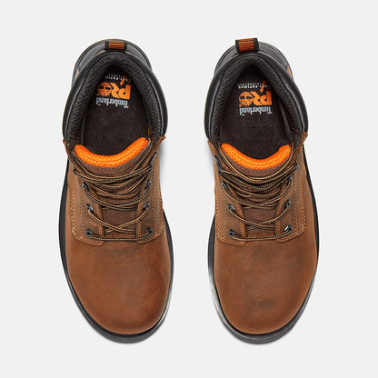 Timberland Men'S Ballast 6" Composite Toe Work Boot Mocha Brown