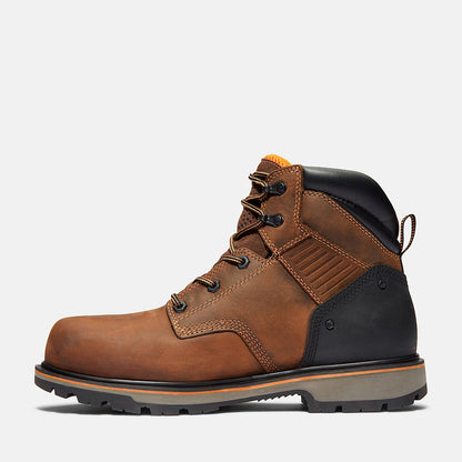 Timberland Men'S Ballast 6" Composite Toe Work Boot Mocha Brown