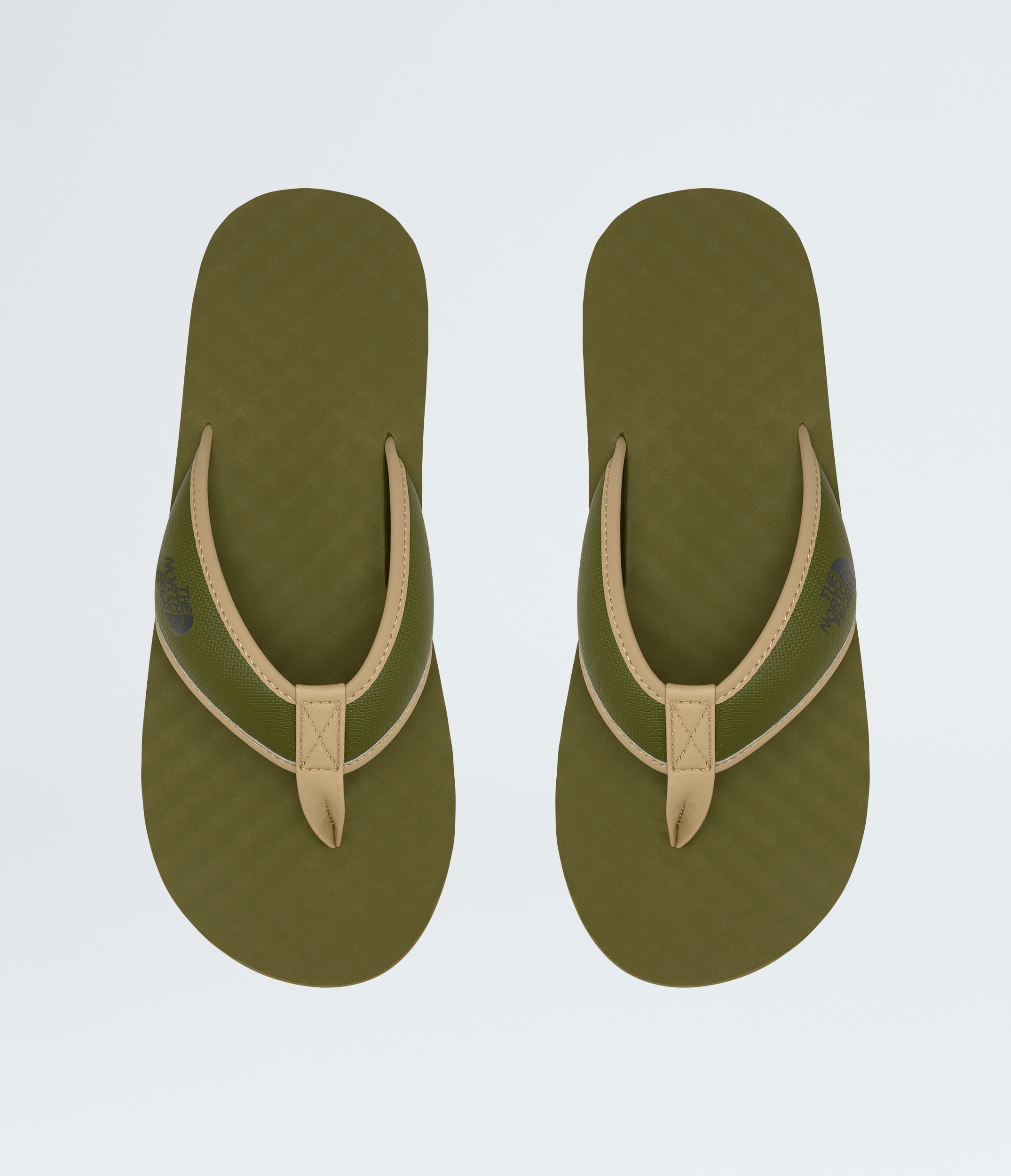 The North Face Mens Base Camp Flip-Flops Ii Forest Olive Forest Olive