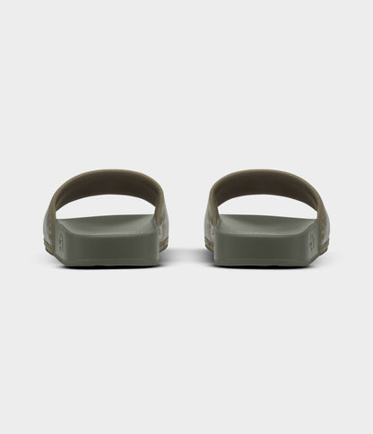 The North Face Mens Base Camp Slides Iii Military Olive Stippled Camo Print Military Olive Stippled Camo Print