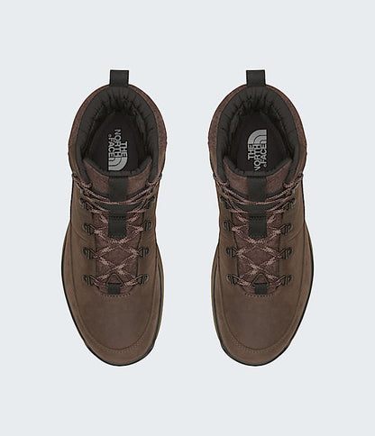 The North Face Mens Bergen Leather Waterproof Boots Demitasse Brown