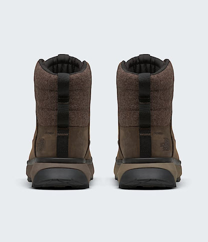 The North Face Mens Bergen Leather Waterproof Boots Demitasse Brown