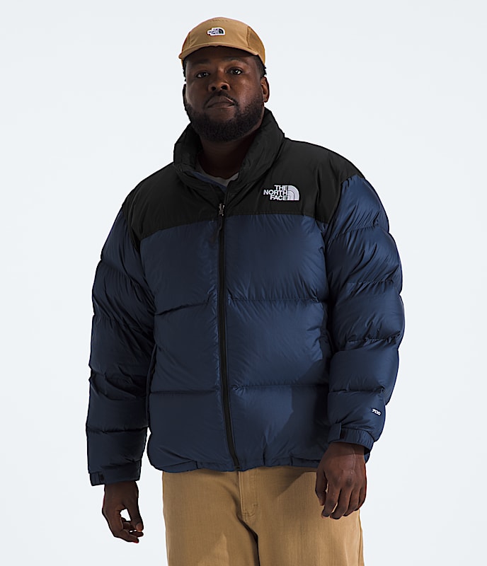 The North Face Men Big 1996 Retro Nuptse Jacket TNF Black/Recycled Down Summit Navy/TNF Black/Recycled Down